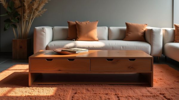 Des tables basses au rangement ingénieux pour votre salon